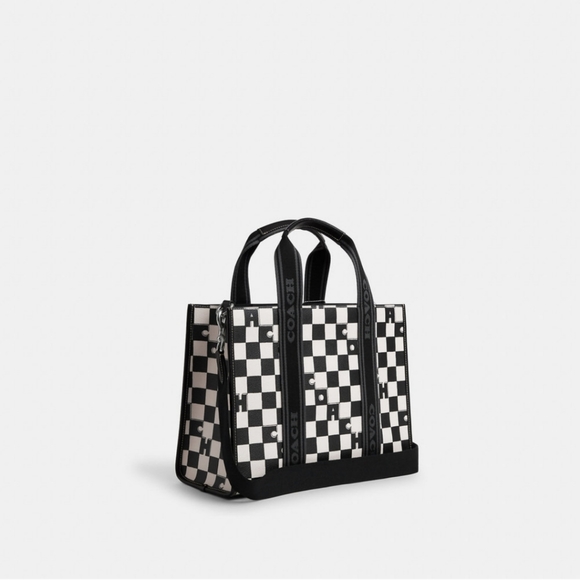 NEW! Best Seller! Smith Tote with Checkerboard Print, Style# CR101 - Picture 4 of 16
